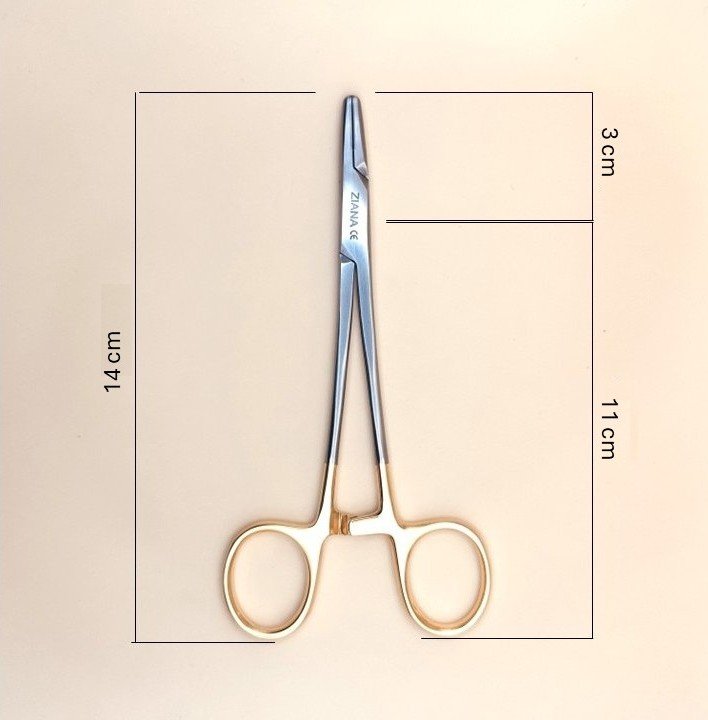 Gold Needle Holder TC