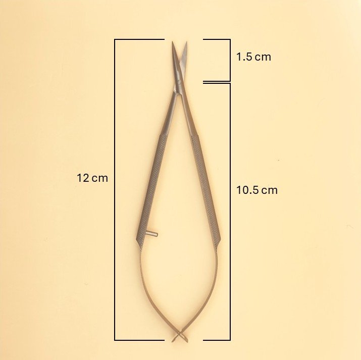 Ophthalmic Straight Micro Scissors