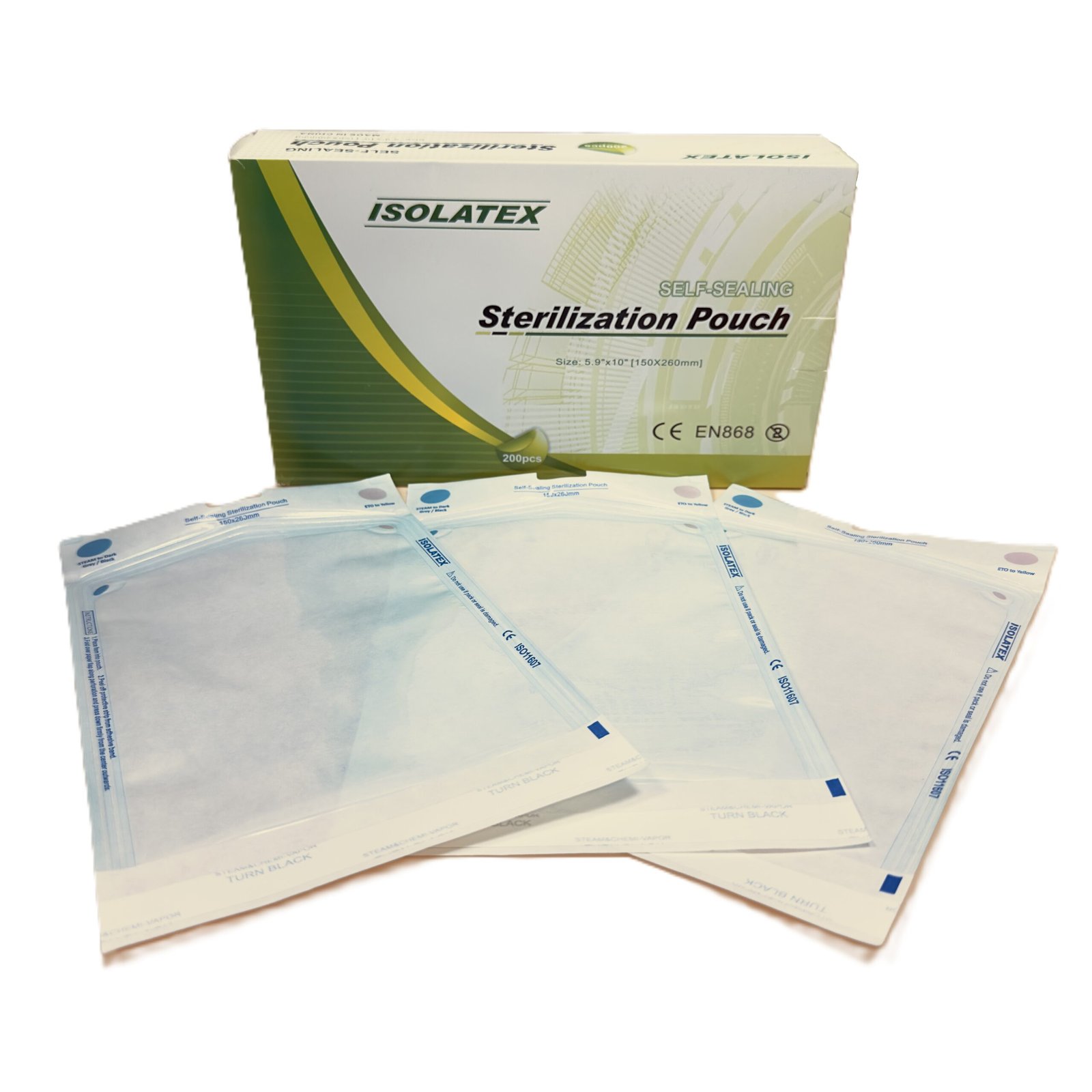 Self Sealing Sterilization Pouch ISOLATEX