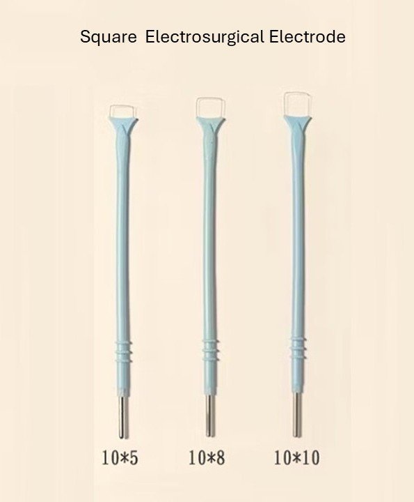 Square Electrosurgical Electrode